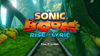 Sonic Boom Rise of Lyric playthrough Longplay [upl. by Latihs]