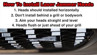 ALP Setup How to Install Laser Jammer Heads In Your Vehicle [upl. by Foushee412]