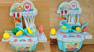 8 Minutes Satisfying With Unboxing Mini Kitchen Set Toys Fun Cooking Review Blue 35 [upl. by Audris956]