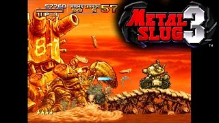 Metal Slug 3 Arcade  Longplay  Marco Rossi  Level 8 Difficulty  All Secrets [upl. by Levenson325]