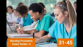 PROMETRIC EXAM FOR NURSES Paper3MOHHAADOMSBDHANursing Prometric Questions amp AnswersQ31Q45 [upl. by Proffitt]