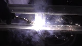 Pulse Mig Aluminum Welding WITHOUT Spool gun [upl. by Hanimay]