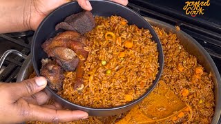 How to cook Jollof Rice like a pro  I guarantee you’ll get Perfect result every time Nigerian food [upl. by Pasahow548]