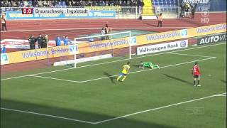 Eintracht Braunschweig  FC Ingolstadt 30 17112012 [upl. by Ahsertal640]