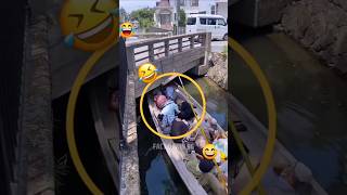 Japan 🇯🇵 Amazing But Risky Boat ⛵ Riding 😱😂 shorts [upl. by Ahsyekal]