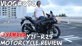 Vlog292 Yamaha YZFR25 Motorcycle Review Malaysia [upl. by Aniham496]