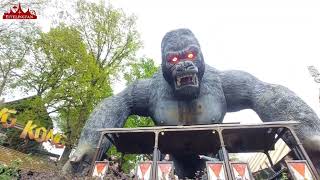 King Kong  Bobbejaanland 2022 [upl. by Naasah108]