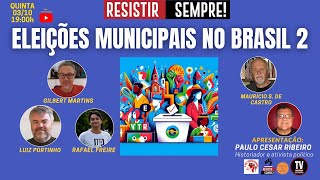 AO VIVO ELEIÇÕES MUNICIPAIS NO BRASIL 2 3102024 [upl. by Ardnek413]