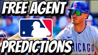 202425 MLB FREE AGENT PREDICTIONS [upl. by Weisbrodt]