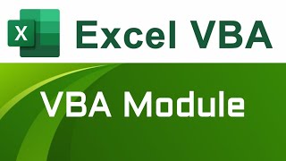 VBA Module excelvba vbatutorial vbabasics vba excelvbatutorial excelvbaguide vbamodule [upl. by Sarchet]