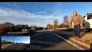 Driver confronts cyclist Cyclist tells him to FK off Sees him again 12 minutes later [upl. by Emmy]