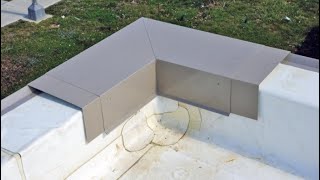 HOW TO INSTALL METAL COPING [upl. by Samp]