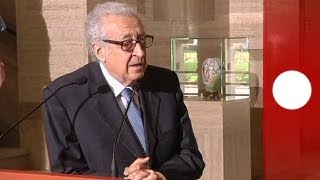 Brahimi calls on major powers to rescue Syria peace talks [upl. by Oinotnanauj99]