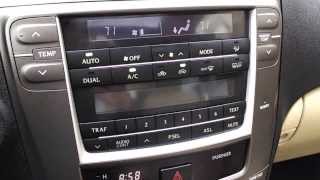 2008 Lexus IS250  Climate Control [upl. by Ellenyl323]