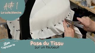 Live Tapisserie Pose du tissu sur un fauteuil [upl. by Sonya825]