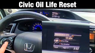 Reset Service Honda Civic 20122014 [upl. by Ardnalahs111]