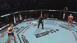 Tracy Cortez vs Valentina Shevchenko UFC 5 [upl. by Menon]