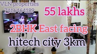 2BHKEasthitech city 3KM 55lakhs only kondapur 2KM VLN 745 [upl. by Acenahs]