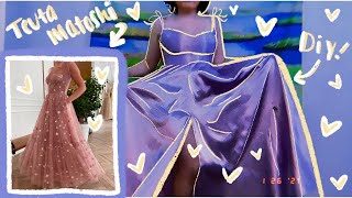 ✨DIY Teuta Matoshi 👗 Dress✨ FEAT Rona😷  DIY Birthday Princess 🥳 Dress 👗 [upl. by Schulman490]