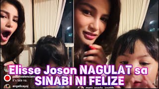 Elisse Joson NAGULAT sa SINABI NI FELIZE [upl. by Nguyen781]