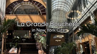 🇫🇷La Grande Boucherie  a beautiful French restaurant  in NYC🇺🇸 [upl. by Annua]