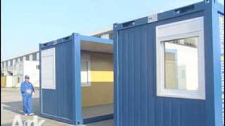 Assembly Linking KIT of ARK Flatpack Office ContainerCabin [upl. by Nauq]