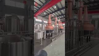 Turnkey System 1000Lamp650L Whisky Distillery Equipment for Lima Distillery [upl. by Mcilroy843]