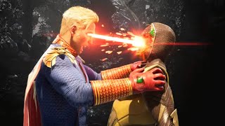 Homelander ALL Brutalities 4k  Mortal Kombat 1 [upl. by Nylikcaj]