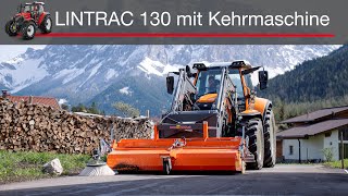 Kehrmaschine am Traktor I Lindner Lintrac 130 [upl. by Nahij]