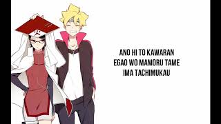 Boruto Ending 5 Full  COALAMODE  Kachou Fuugetsu Lyric [upl. by Evonne]