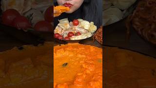 Eating Spicy noodles momos gravy paneer masala mukbang food eatingsounds shortsvideo [upl. by Bennie]