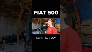 fiat 500 swap automobile garage rally wrc lavoro mechanic racing race hillclimbracing [upl. by Silas]