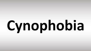 How to Pronounce Cynophobia [upl. by Rakabuba928]