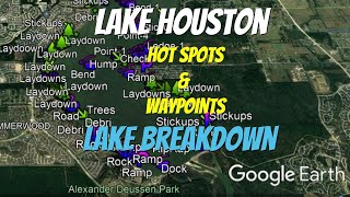 Lake Houston  Lake Breakdown  Find Fish Fast [upl. by Selhorst]