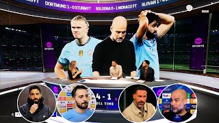 Rio Ferdinand Reaction Sporting 41 Man City Pep Guardiola interview [upl. by Feeley]