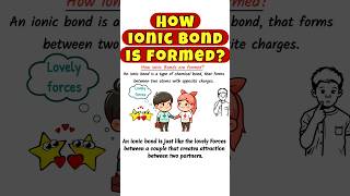 How ionic bond is formed ionicbond ionic ionicbonding chemicalbond chemistry shorts short [upl. by Ber614]