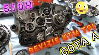 KTM EXC 300 TPI 510H REVIZIE CAPITALA MOTOR PART1 Bielapistonrulmenti [upl. by Jocelin]