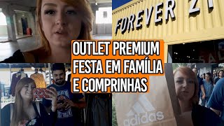 VLOG PRÉ QUARENTENA  VIAGEM OUTLET PREMIUM FESTA EM FAMÍLIA E MAIS  Carla Carrais [upl. by Oicnecserc587]