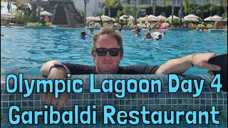 Olympic Lagoon Day 4  Garibaldi Restaurant  More sun and fun from Paphos [upl. by Gerianne260]