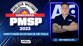 Concurso PM SP 2023  Constituição do Estado de São Paulo  AlfaCon [upl. by Montano672]