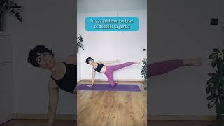 AFFINER LA TAILLE  Pilates sans matériel pilates abdos affinerlataille [upl. by Anaeel]