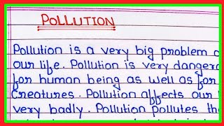 Pollution essay in english।। essay on pollution in english। [upl. by Kathryne309]