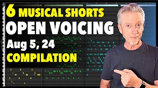 Beautiful Piano Tricks Open Voicings 6 short examples [upl. by Casia]