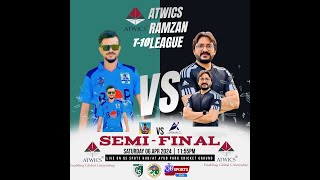 Live  M23  1st SemiFinal  AGRIUS IT vs PASSION CC  ATWICS Ramzan T10 League  QS Sports Hub [upl. by Rabiah]