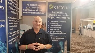 Carterra Live  PEGS Europe 2021  HighThroughput Antibody Screening  LSA Platform  Biotechnology [upl. by Irakuy124]