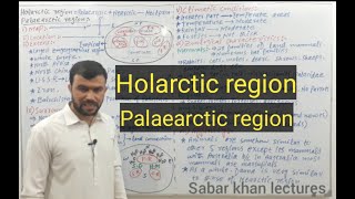 Holarctic  Palaearctic region  Zoogeographical realms  Sabar khan lectures [upl. by Alcock]