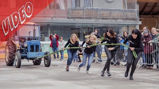 Video Jungbauern bewiesen beim Traktorzoichn Stärke [upl. by Nalra3]