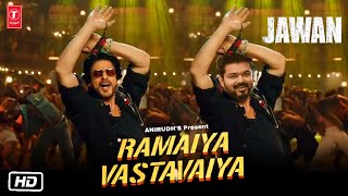 Ramaiya Vastavaiya Video Song  Jawan  Shahrukh Khan  Antony L Ruben  Deepika Padukone  Atlee [upl. by Nichani]