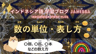 ＃18【数の単位・表し方】〜個、〜匹、〜本の数え方 [upl. by Ensoll]