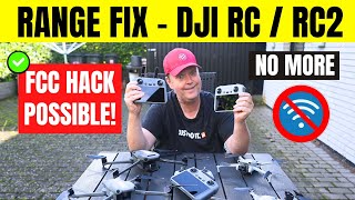 How to Unlock FCC Mode on ALL DJI Drones amp FIX Bad Signal on DJI RC  RC2  RC Pro Controllers too [upl. by Weinstein]